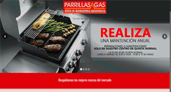 Desktop Screenshot of parrillasagas.cl